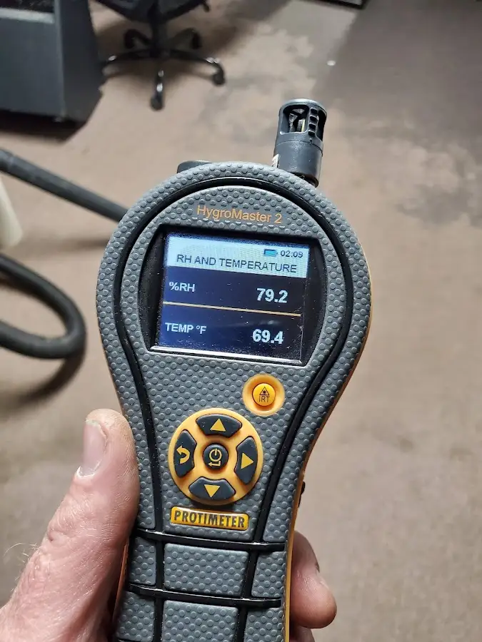 Moisture meter humidity assessment for Fire & Smoke Damage Restoration in Arbutus